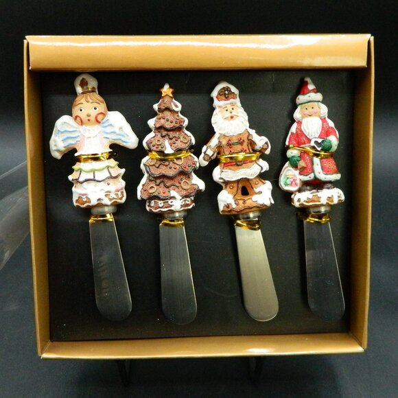 Neiman Marcus Cheese Spreaders NIB - Picture 3 of 6